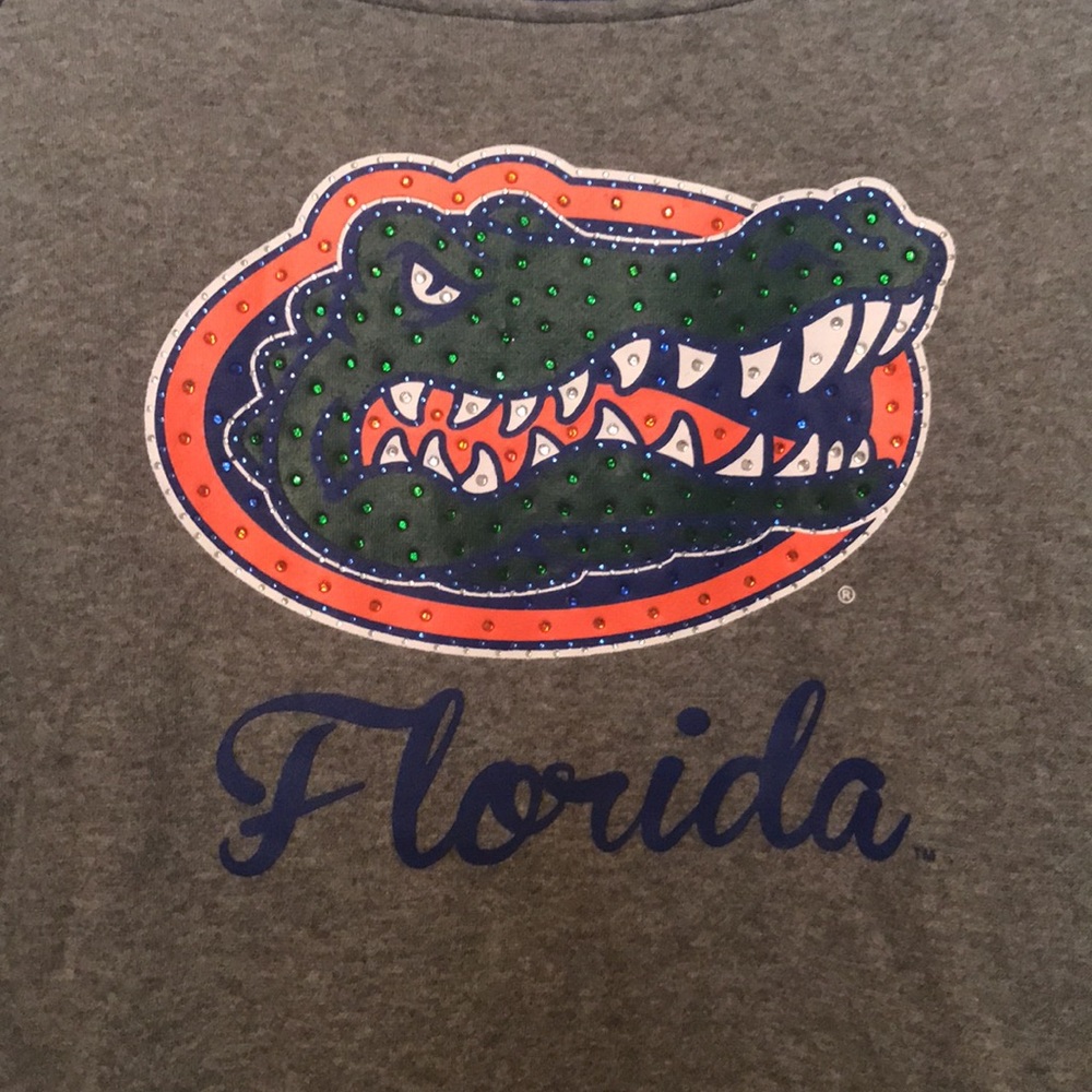 Colosseum University of Florida Gators Rhinestone Crewneck Sweatshirt Size M - Picture 2 of 7